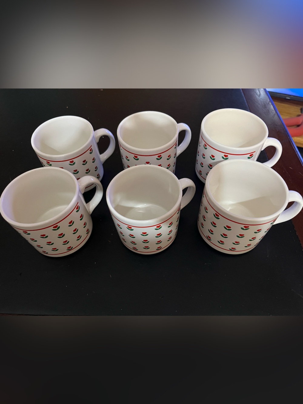 Set of 6 Grindley of England Mugs-Vintage
